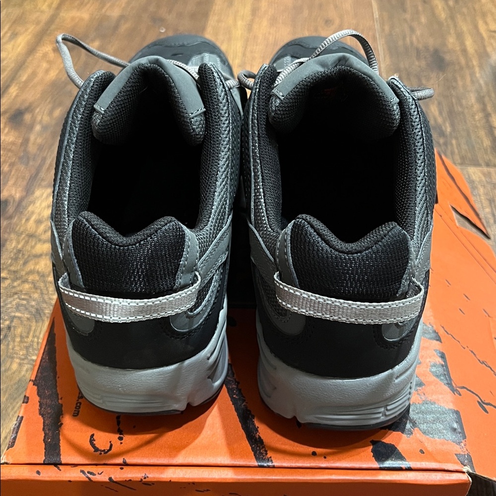 Men's Black & Gray Work Sneakers - Picture 7 of 8
